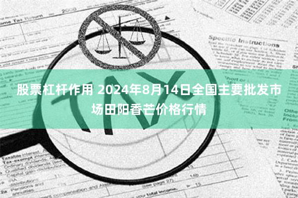 股票杠杆作用 2024年8月14日全国主要批发市场田阳香芒价